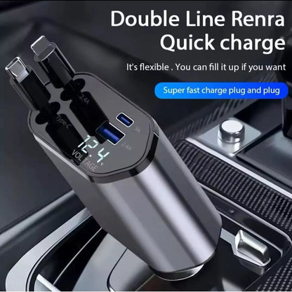 GetDriveJoy™ - 4 in 1 car charger 120W