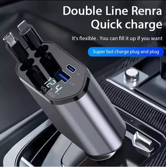 GetDriveJoy™ - 4 in 1 car charger 120W