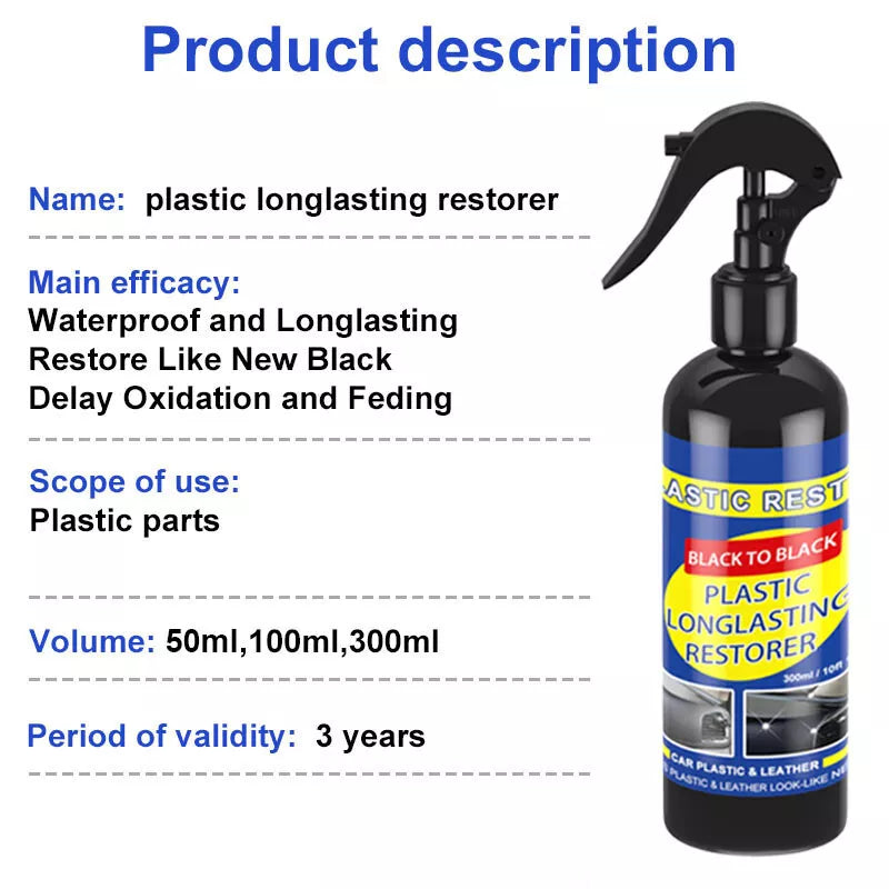 GetDriveJoy™ - Black Plastic Restorer